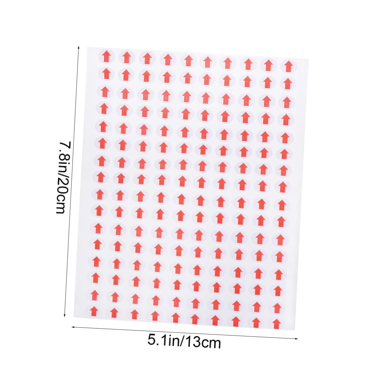 Mikikit 3200Pièces Étiquettes Adhésives Rouges Stickers Ronds de Amovibles Autocollants Colorés pour Atelier Usine et Bureau