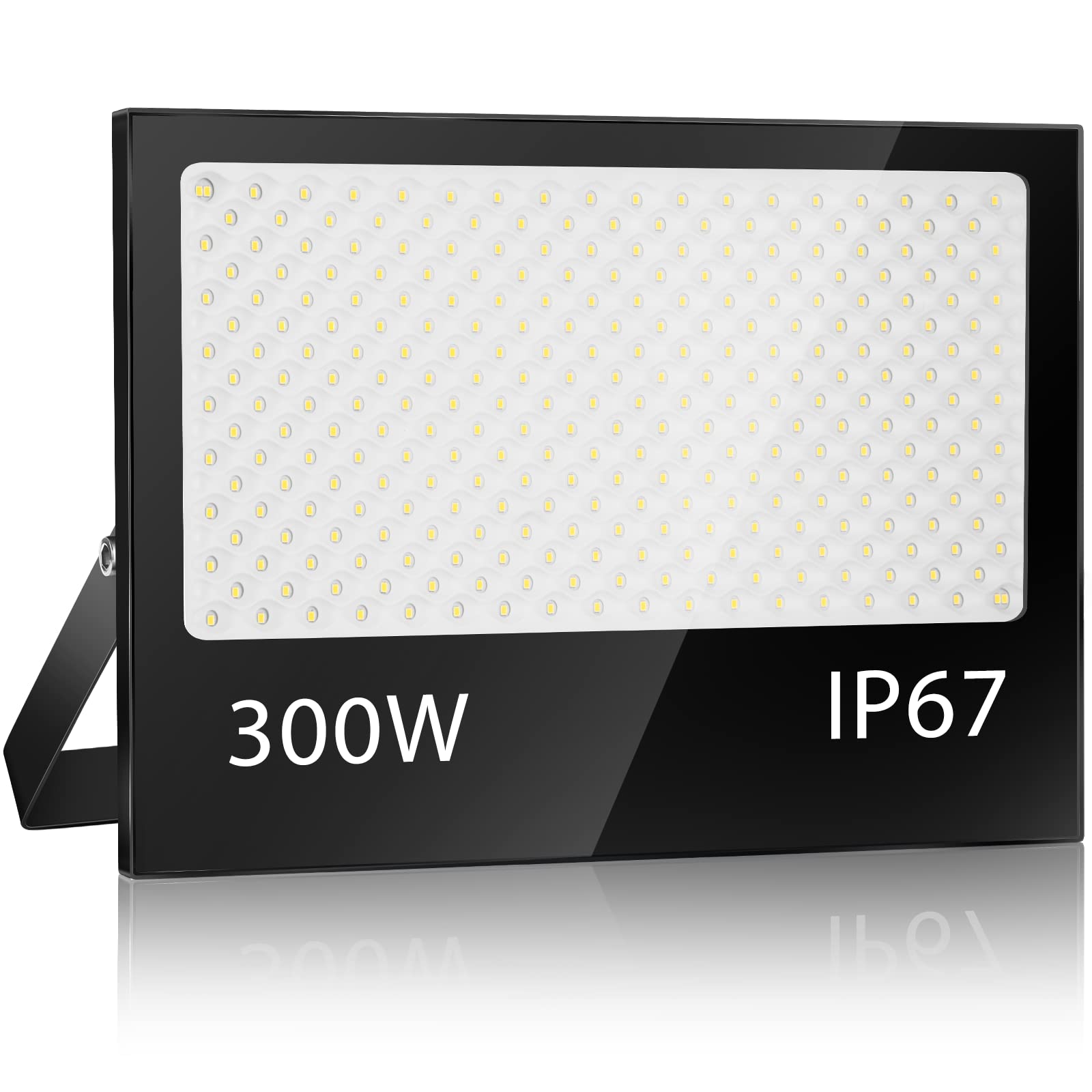 YZYFACAI 300W Faretto Led da Esterno, Faro LED Esterno,7000 K Bianco freddo,Potenti Faretti Led Esterni 30000LM,IP67 Super Luminoso Luce di Sicurezza per Ingresso, Cortile, Giardino, Garage, Pareti