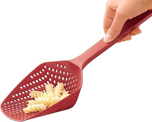 Miles Kimball Cuchara coladora roja