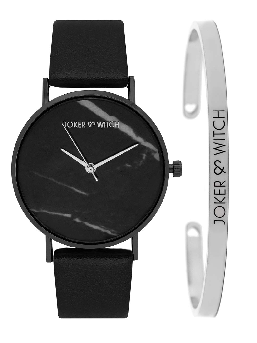 Joker & Witch Leather Cozy Black Dial Analogue Watch Bracelet Stack For Women, Black Band (B08TC1R8K1) Amazon Price History, Amazon Price Tracker