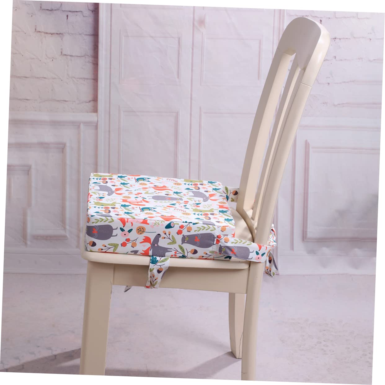 Cabilock Coussin Rehausseur de Chaise Enfant Étanche avec Sangles Réglables Coussin de Salle À Manger pour Bébé Confortable et Sécurisé 12.80X12.80X3.15In