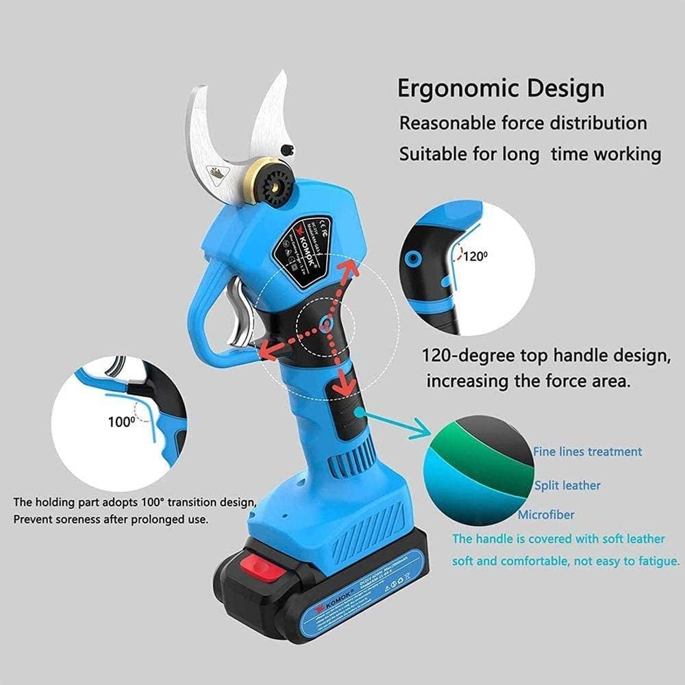 Professional Electric Pruning Shears Electric Thick Branch Scissors Lithium Battery Branch Shears Garden Rattan Trimmer Smart Pruning Scissors