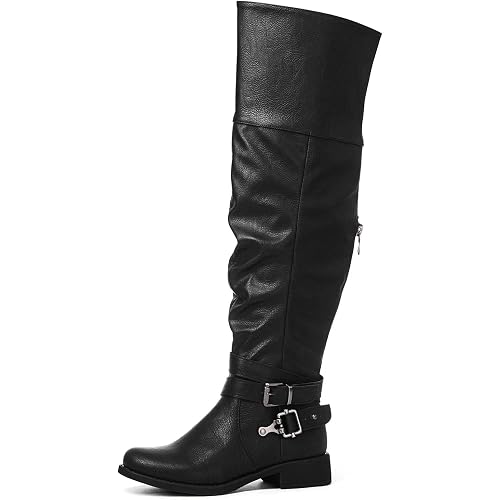 GLOBALWIN Women's Over The Knee Thigh High Boots
