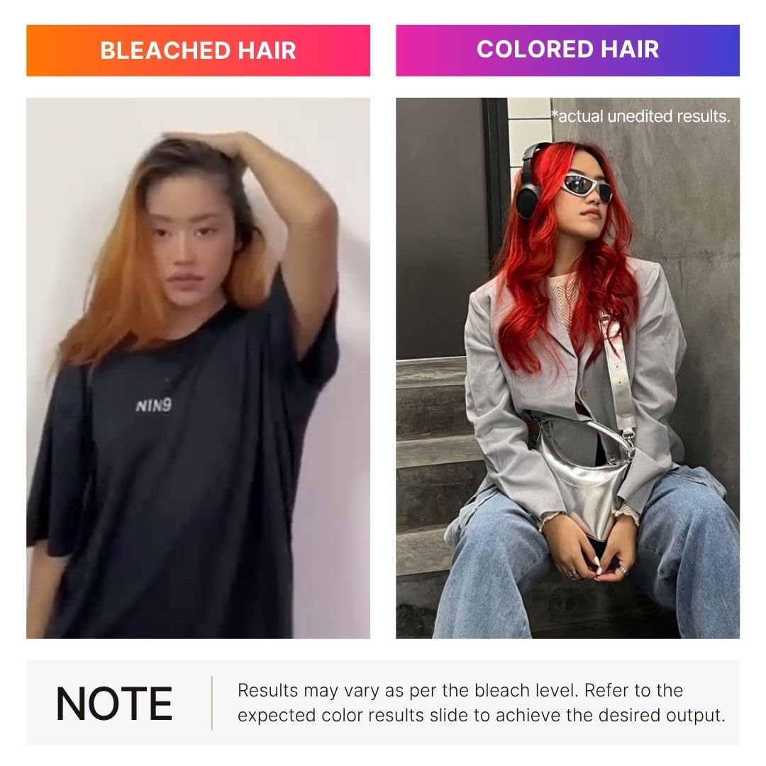 2.Oh! Italian- Red Hair Color For Women & Men | Ammonia-Free DIY Semi Permanent Hair Color | Enriched with Argan Oil | Lasts upto 12-15 Washes 1