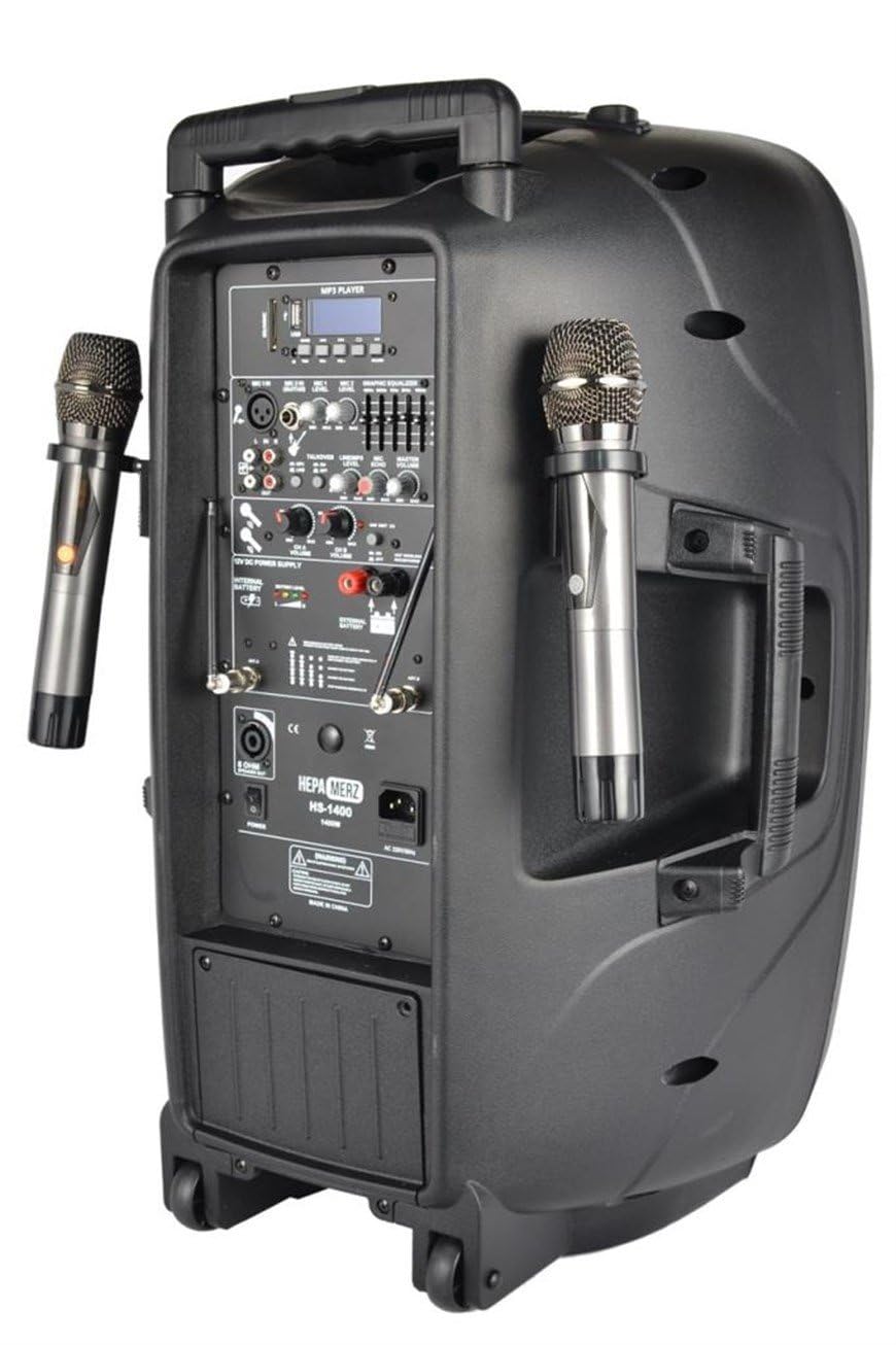 Hepa Merz HS-1400EE Şarjlı Taşınabilir Portatif Ses Sistemi
