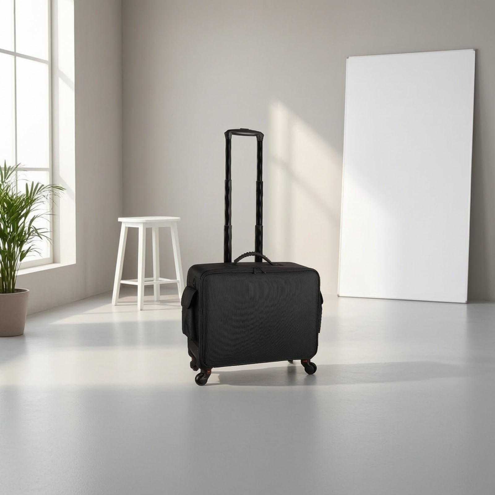 Custodia Trucco con Divisori Regolabili Resistente All'acqua Trolley Make Up tile Beauty Case per Onicotecnici