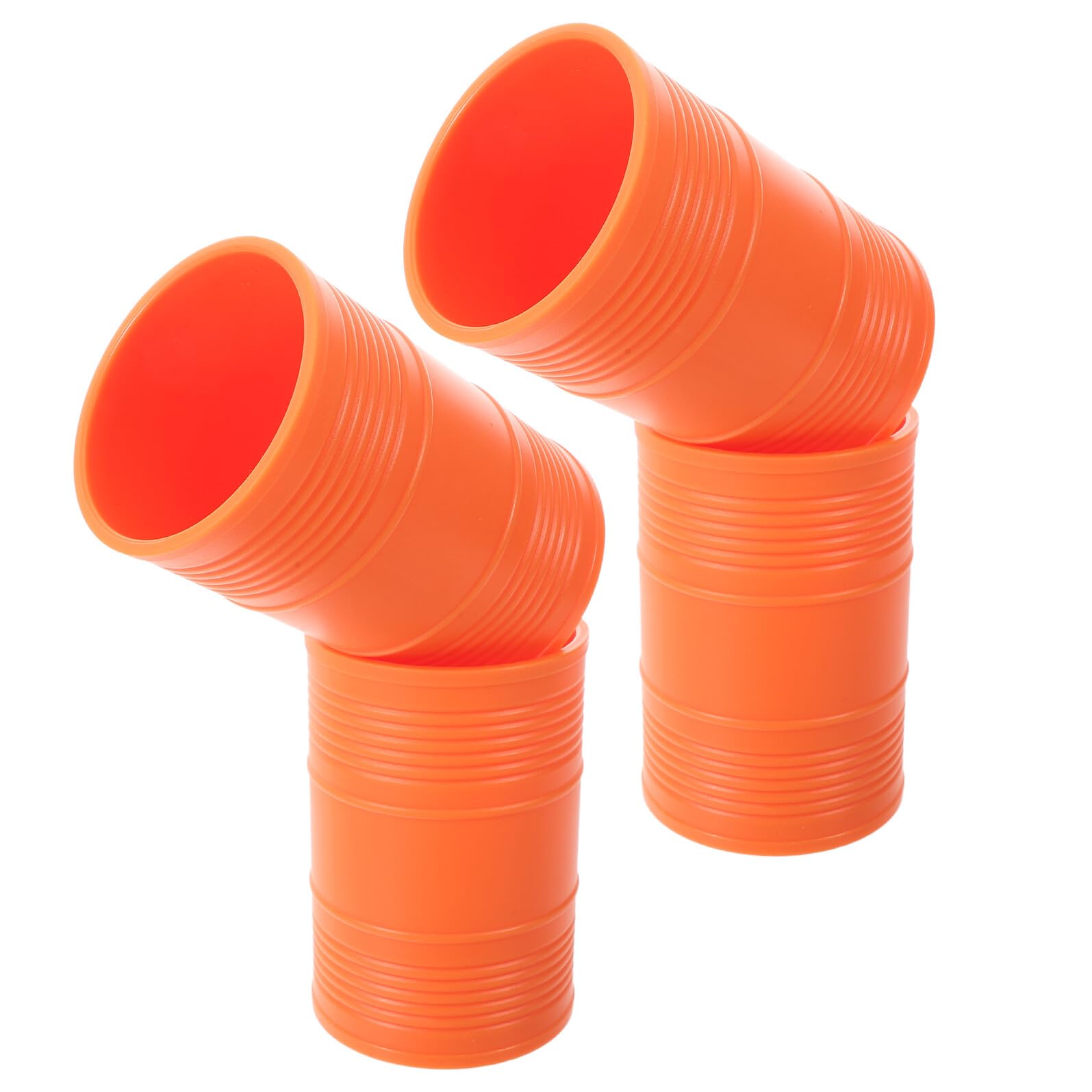 Vaso para batidos de dados reduce ruido y desorden con forma de barril plástico apilable 8