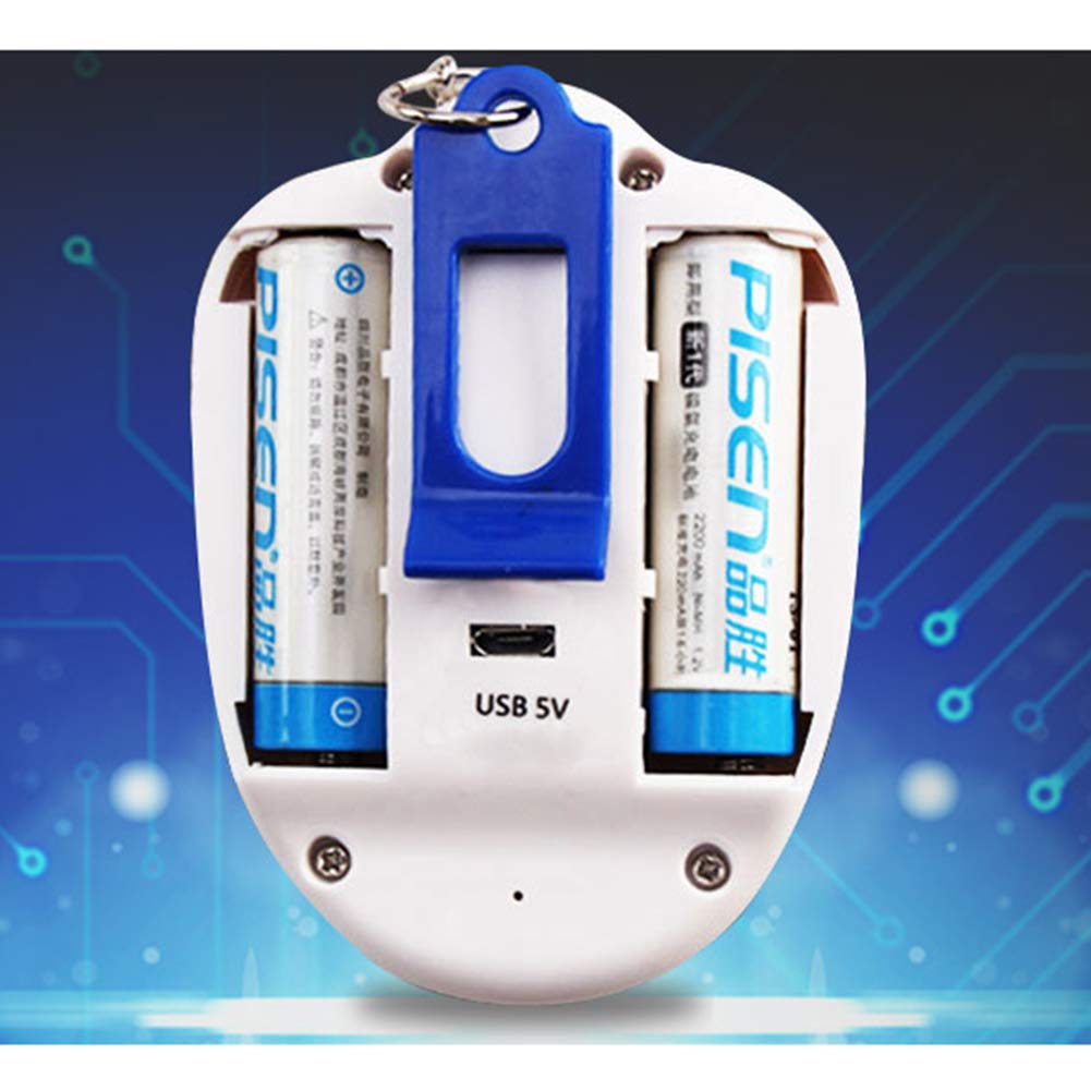 XRX Ultrasónico Repelente De Mosquitos Batería Enchufable Portátil para Exteriores Potente Deworming Electrónico Artefacto Lámpara Multifunción Blanca White