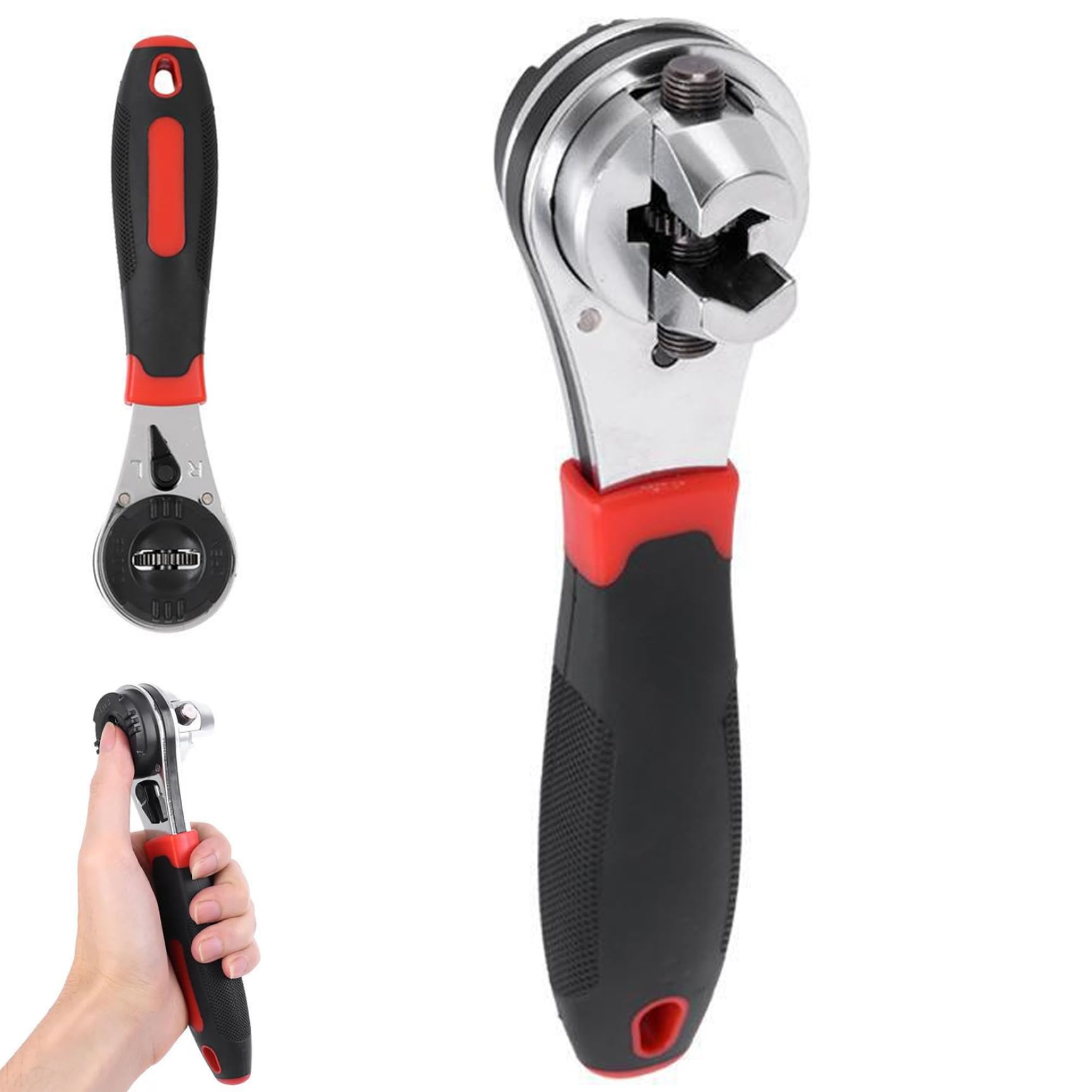 Clé à molette universelle en acier douille multifonctionnelle vélo auto