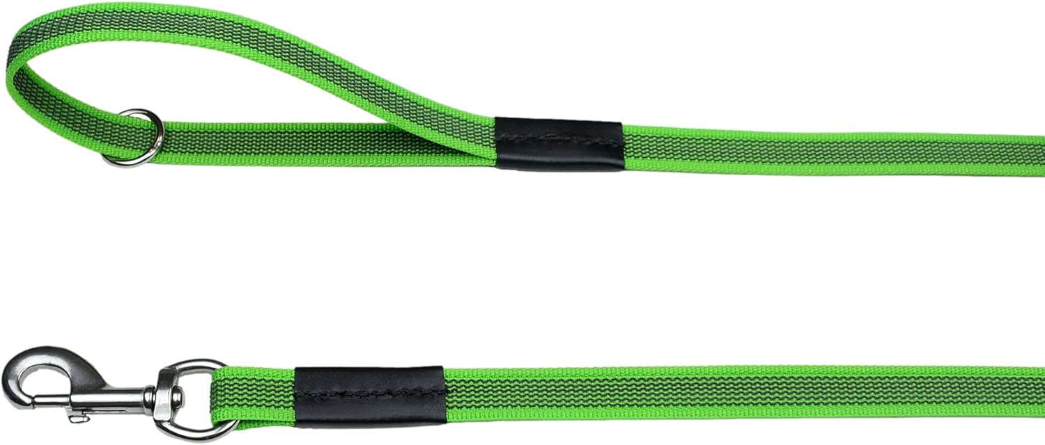 Redline K9 3/4 Inch x 6 Feet Easy Grip Dog Leash (Purple)