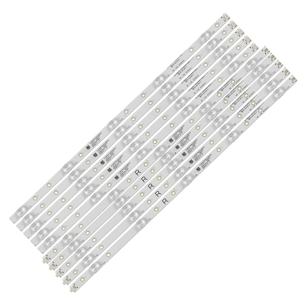 Led-hintergrundbeleuchtung Streifen 5 + 5 Lampe Fit for Philips 55 "TV LB-GM3030-GJ0D22555X10AN22-R-1-HL 55pus7304/12 55pus6704 55PUS7394 55PUS7504