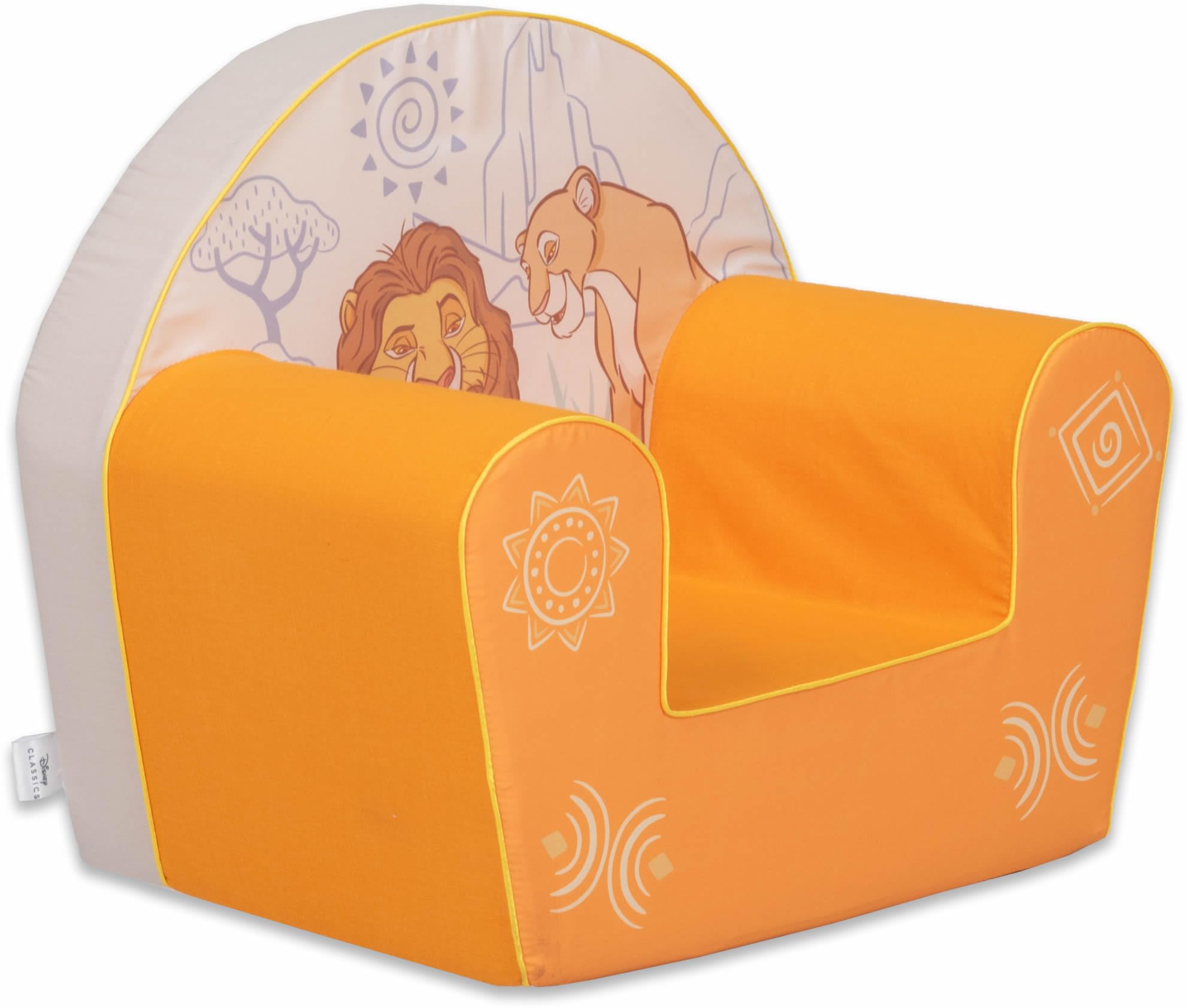 Le Roi Lion – Fauteuil Enfant en Mousse Disney - Siège Bébé Confort Premium, Dossier Stable Anti-pli, Anti-basculement, Léger