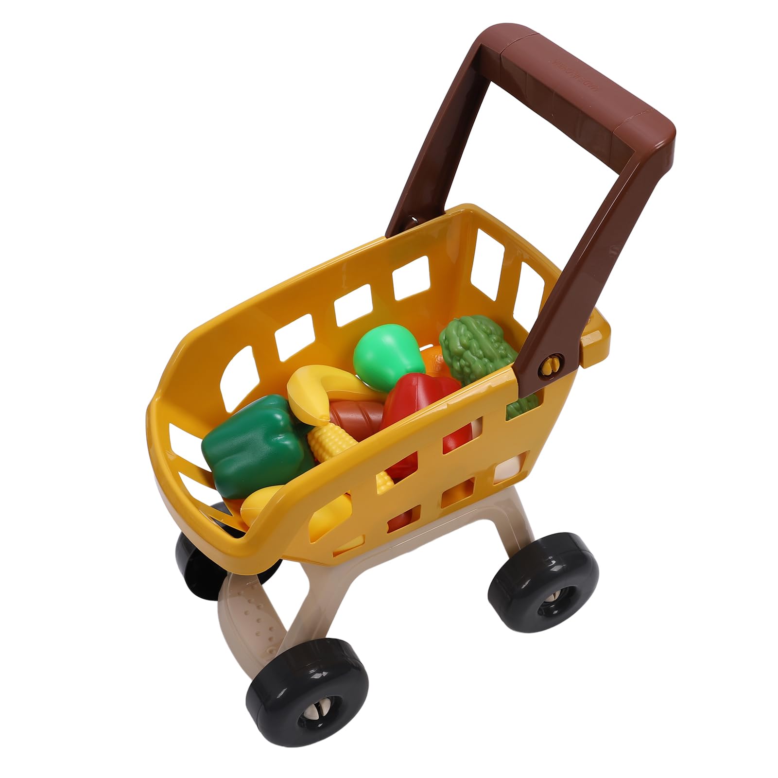 Alomejor Set da Gioco per il Negozio di Alimentari per Bambini, con Scanner Funzionante e Registratore di Cassa per il Carrello della spesa. Gioca a Giocattoli Alimentari