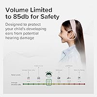 Vista 3 de myFirst Carebuds Auriculares para Niños - Auriculares Inalámbricos Bluetooth Verdaderos con Límite de Volumen de 85db, Micrófono, Estuche de Carga
