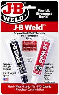 J-B Weld Company 8265-S 3 Pack Original Steel Reinforced Epoxy Twin Pack, Dark Grey