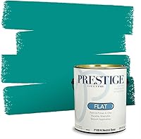 Vista 13 de Prestige Paints. - Base y pintura para exteriores en un solo galón, 1 galón. plano, comparable con Sherwin Williams Topsail.