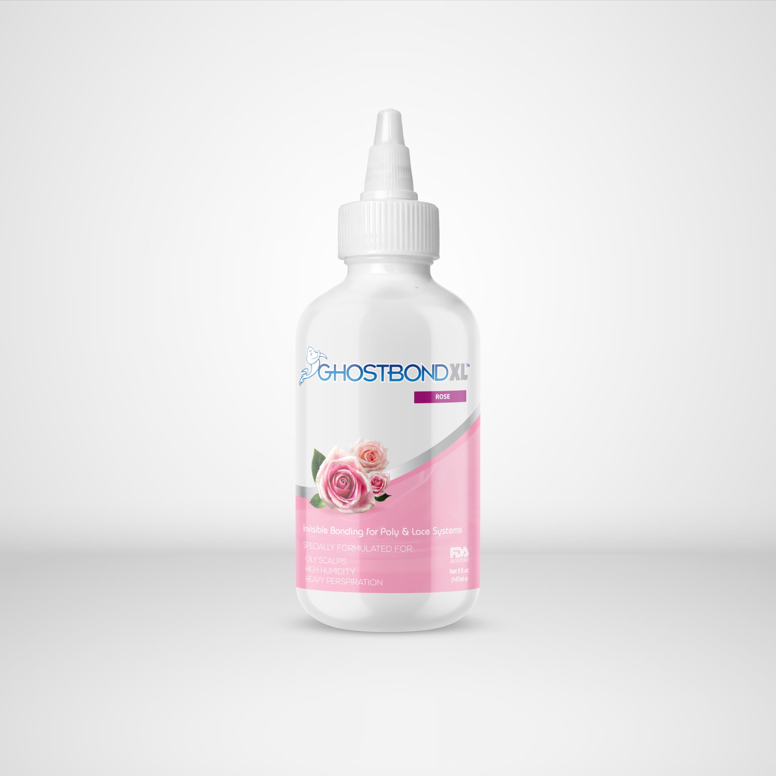 Professional Hair Labs Ghost Bond Haarkleber Perückenkleber, keine Chemikalien, XL, 5 oz (Rose, 5oz / 147ml)