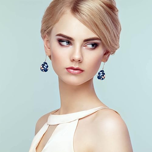 Miniatura 7 de ALIGADO Adornos en blanco de sublimación 36 piezas de aretes de sublimación con ganchos para aretes y tarjetas para mujeres y niñas proyectos de