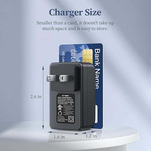 Miniatura 7 de Cargador de 24 V para Geek Aire CF1 CF1SE CF2 Ventilador de camping recargable de alta velocidad para exteriores de 12 pulgadas 16 pulgadas Fuente