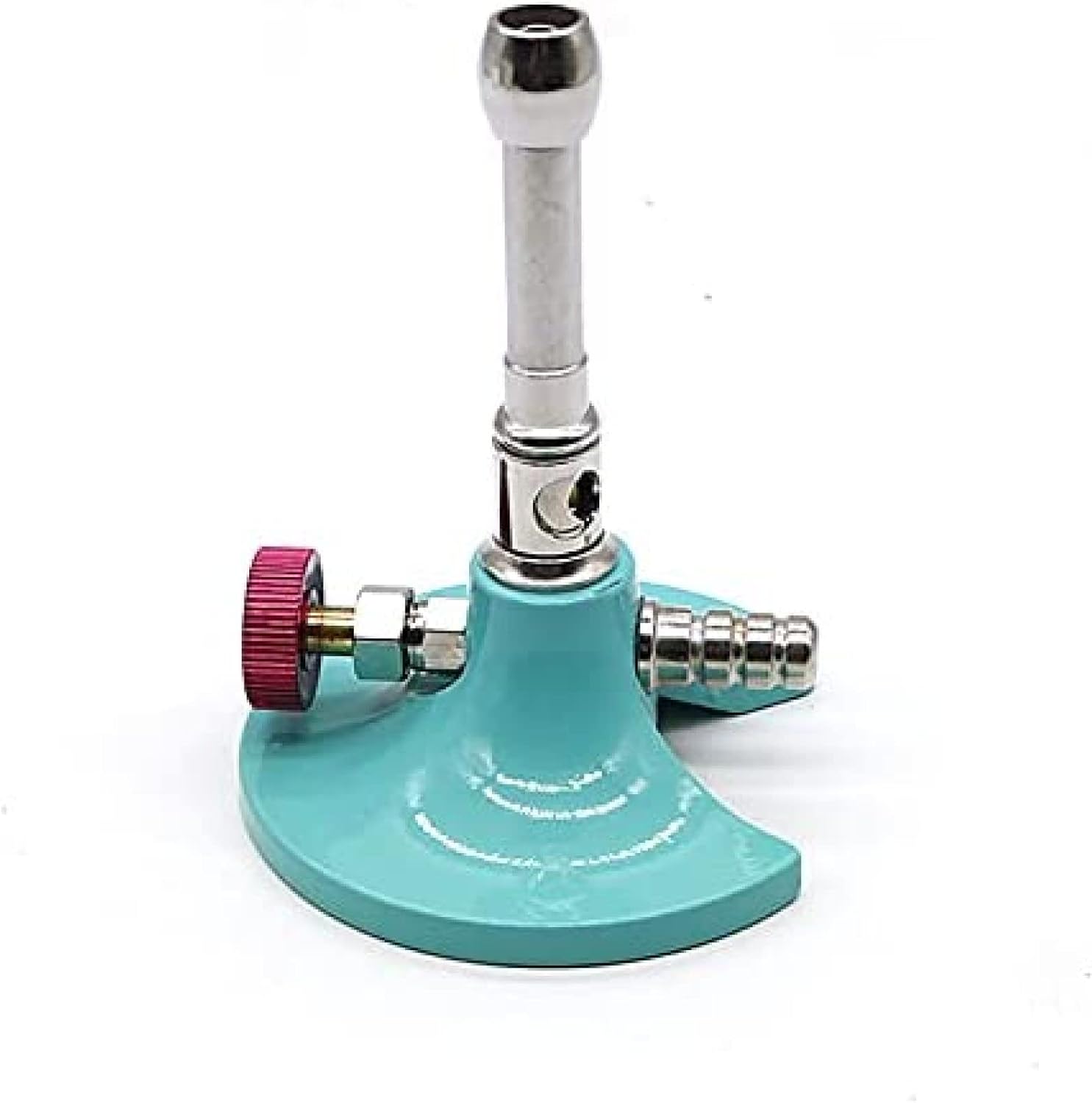 Single Tube Gas Lamp, Portable Heating and Disinfection Laboratory Natural Gas Propane Lamp with Bunsen Lighter, for Laboratory Heating Equipment, Technicians
