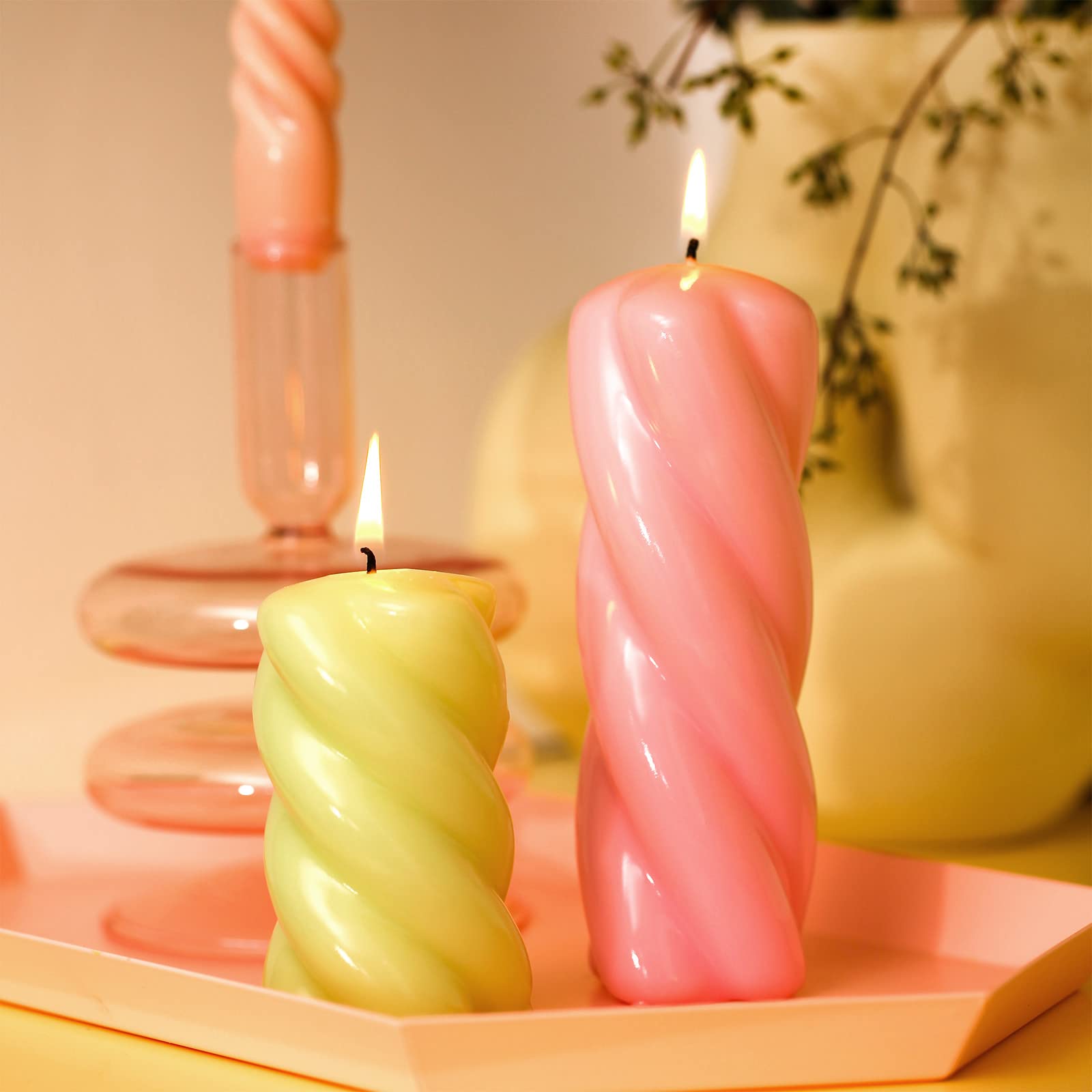 Moldes De Silicona Para Velas 3D, Utilizados Para Hacer Velas Perfumadas, Jabón, Pasteles, Resina, Cera DIY Molde