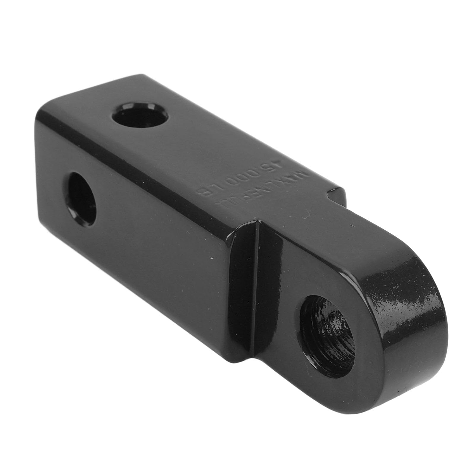 Receptor de Enganche de Grilletes Servicio Pesado 23t Acero Al Carbono Acero Al Carbono para Camiones SUVS 4x4 Vehículos Fuera Camino Recuperación (BLACK)