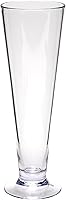 Vista 2 de G.E.T. SW-1466-CL - Vasos de cerveza Pilsner de plástico irrompibles para uso pesado, 15 onzas (juego de 12)