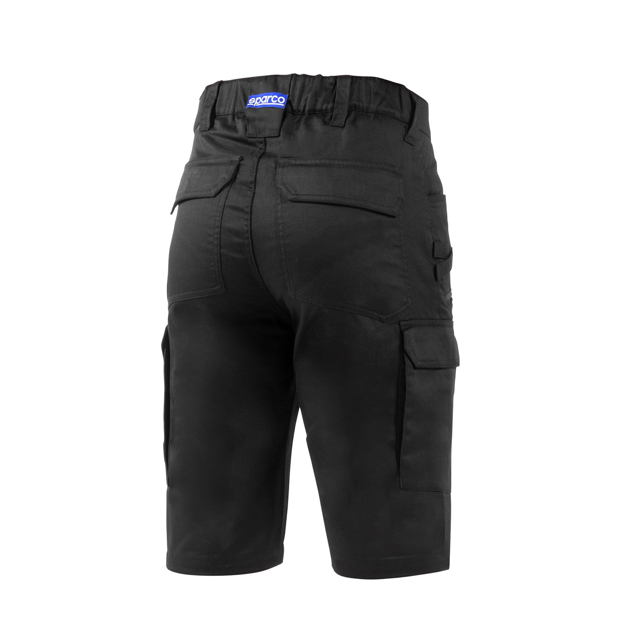 Sparco Bermudas de Trabajo Hawaii para Hombre. Pantalones Cortos de Verano Ligeros 190 g/m² Multibolsillos Cargo. Shorts técnicos de Mezcla de algodón/poliéster para Obras