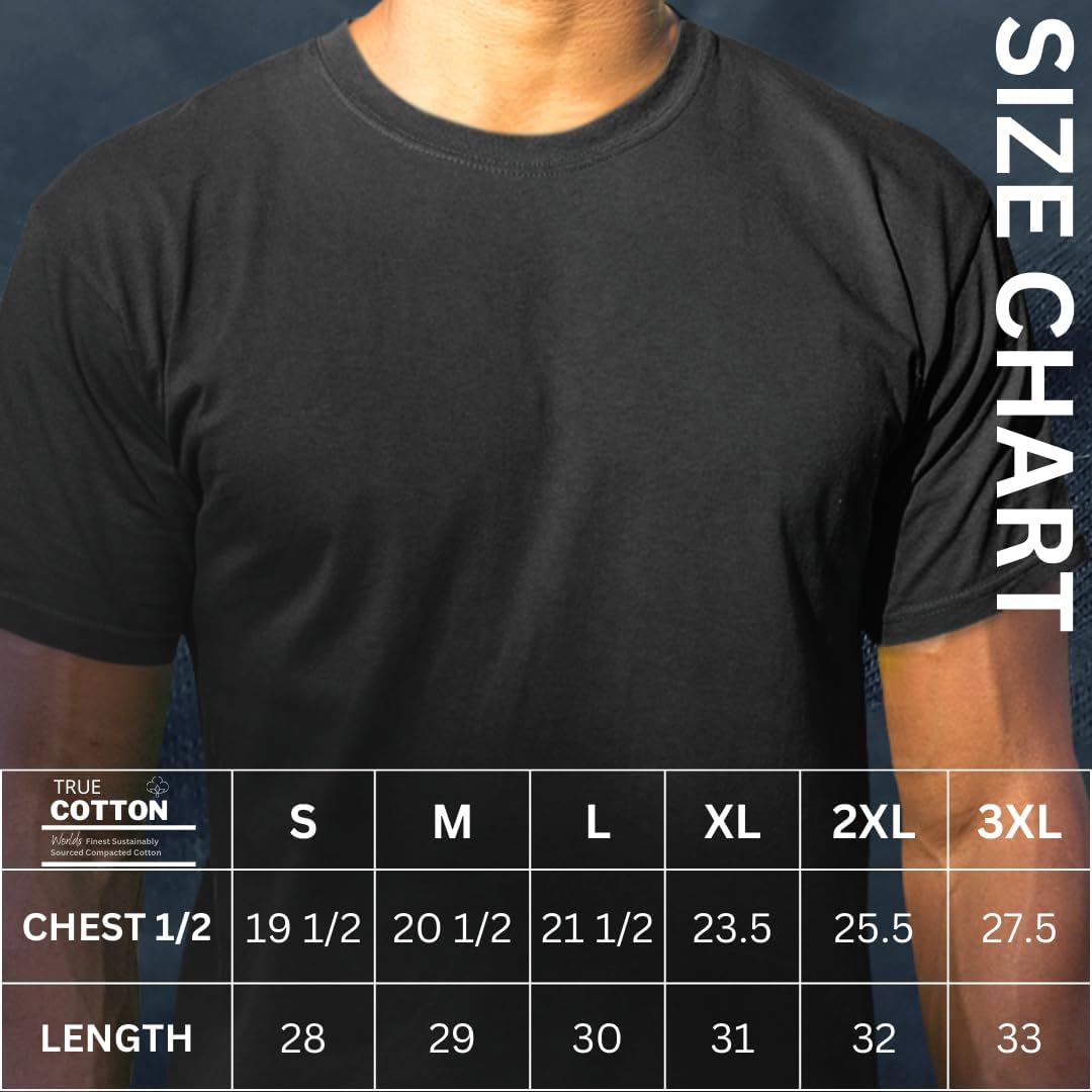Men's Short Sleeve Crew Neck T-Shirt, S - 3XL with Modern Cut - Image 3