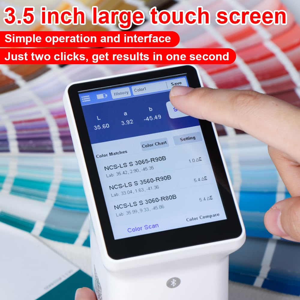 LS173 Digitaler Kolorimeter Farb-Analysator D/8° Mobile APP Touchscreen PC-Software