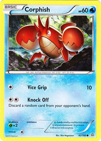 Pokemon - Corphish (42/160) - XY Primal Clash
