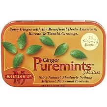Meltzers Puremints Ginger - 1.76 oz