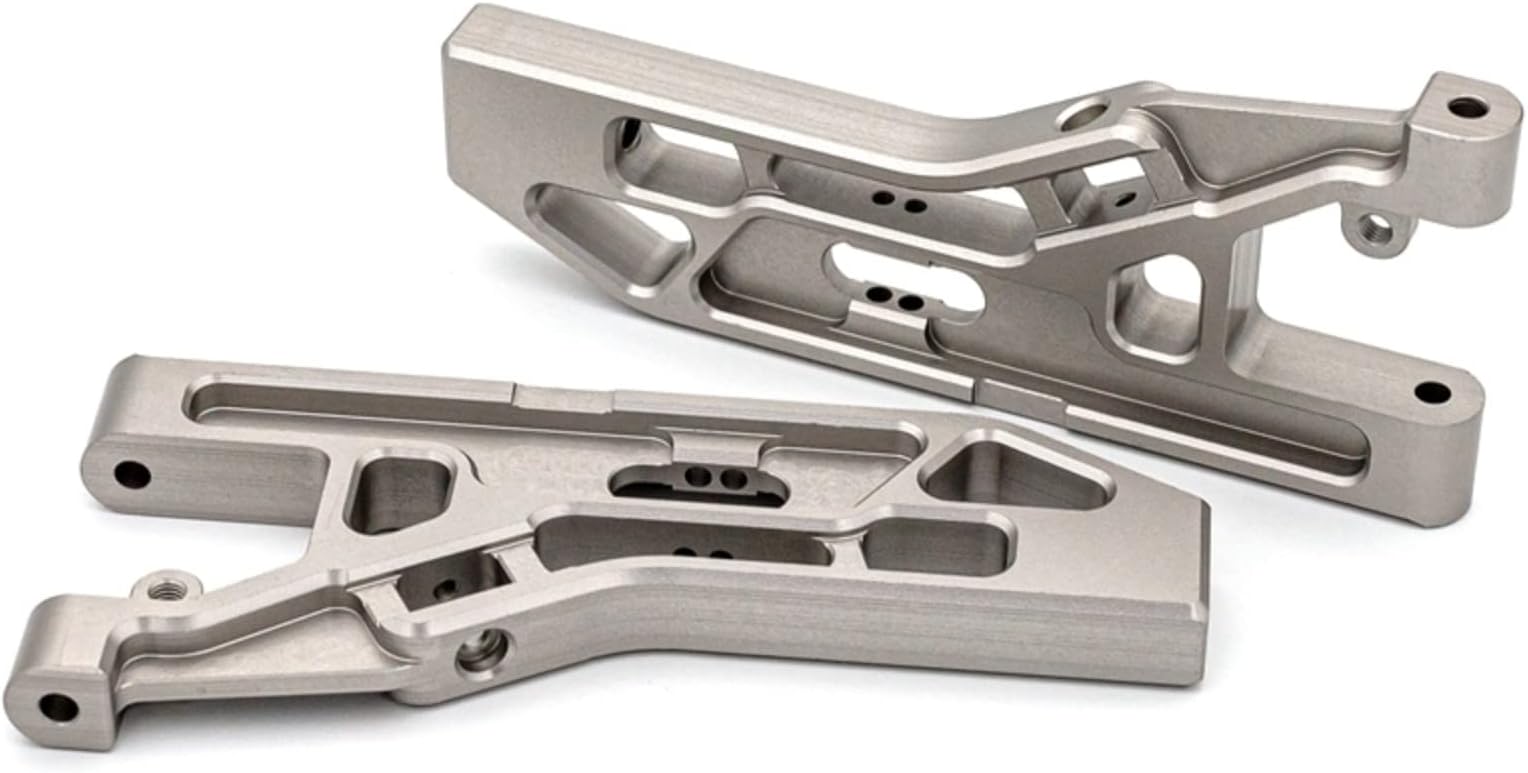 GoolRC2Pcs Remote Control Front Upper Suspension Arm Aluminum Alloy replacement for Corally Kronos 6S 1/8 Remote Control Car Model Body Parts