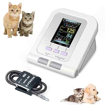 ペット用　血圧計 Amazon | 医師がすすめる 獣医用電子血圧計 動物血圧測定 血圧