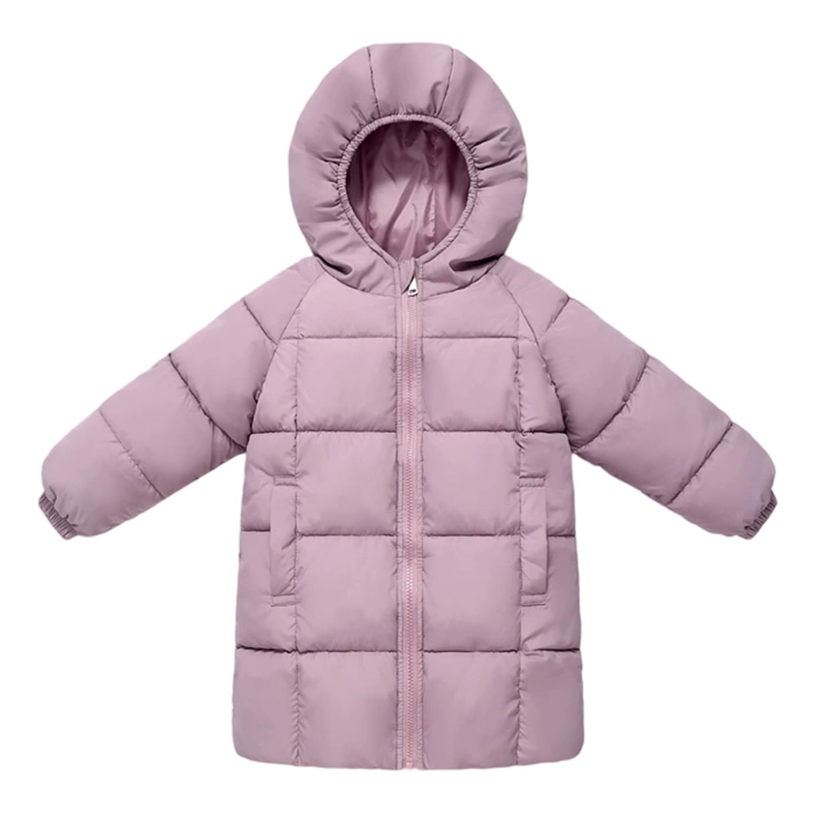 Manteau long 2026 pour fille, chaud, doudoune épaisse avec pour les activités de plein air par temps froid