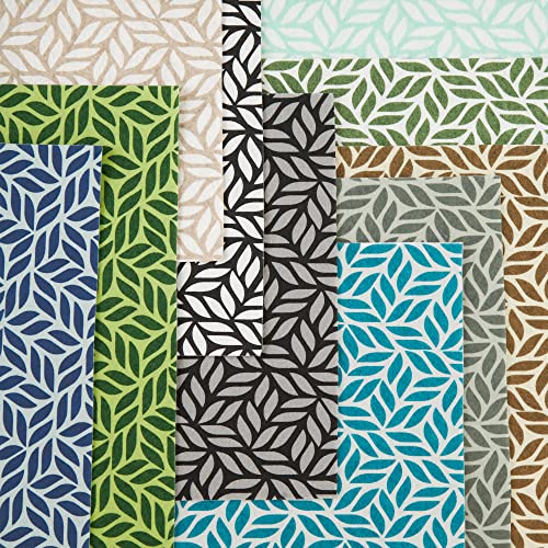 DII Fridge Liner Collection Non-Adhesive, Cut to Fit, 12x24, Stone Abstract Leaf, 6 Piece - image 7