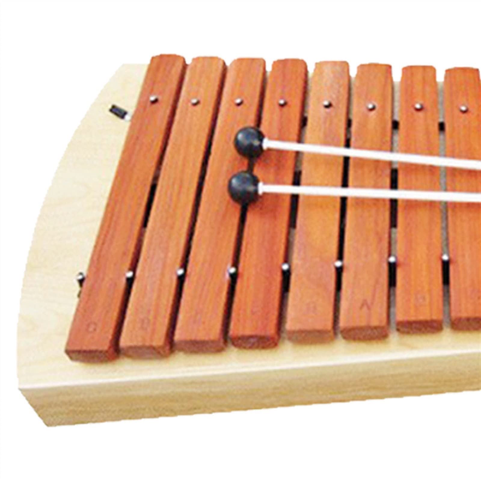 32-toetsen klokkenspel xylofoonset, professionele percussie-instrumentenset met slagstokken, drumstokken, muziekstandaard, 8-inch oefenpad, verstelbare standaard en draagtas | NL