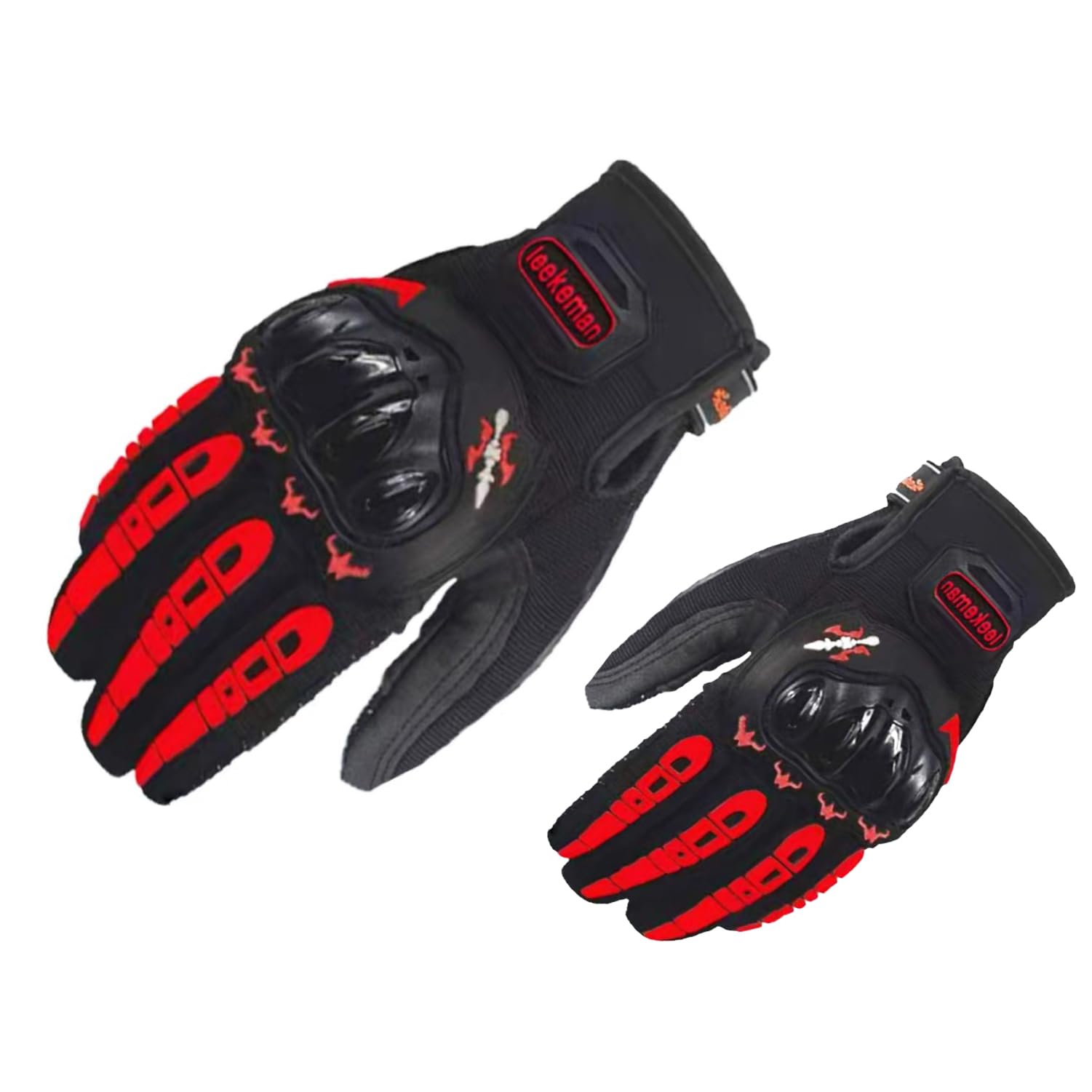 ToursorMotorbike Gloves, Breathable, Touch Screen Motorcycle Gloves, Anti-Slip, Strong Grip, Hard Knuckle Protection, Men's Women's Off-Road Scooter, Mountain Bike, Road Bike
