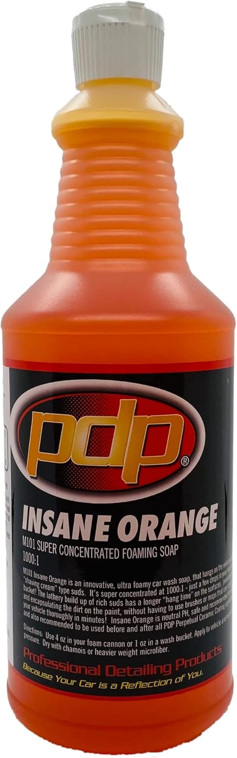 Professional Detailing Products - PDP Insane Orange - Super Concentrated Foaming Car Wash Soap 32oz