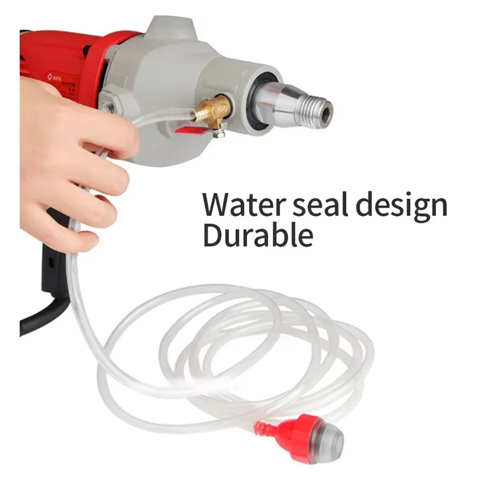 Taladro de agua de diamante, taladro de inniería eléctrica de alta potencia de 1400W, máquina perforadora de pared, cortador de tubos de perforación de agujeros de doble propósito