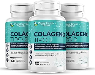 Colágeno Tipo 2 I I 3x 60 Cápsulas + Vitaminas Máx. 1 Ao Dia