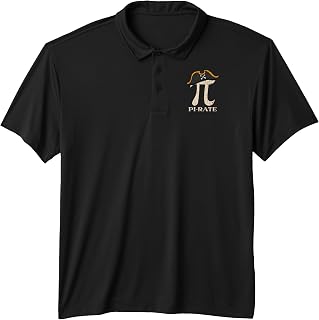 Pi-Rate Pi Day Mathematician Math Geek Pirate Lover Performance Polo Shirt