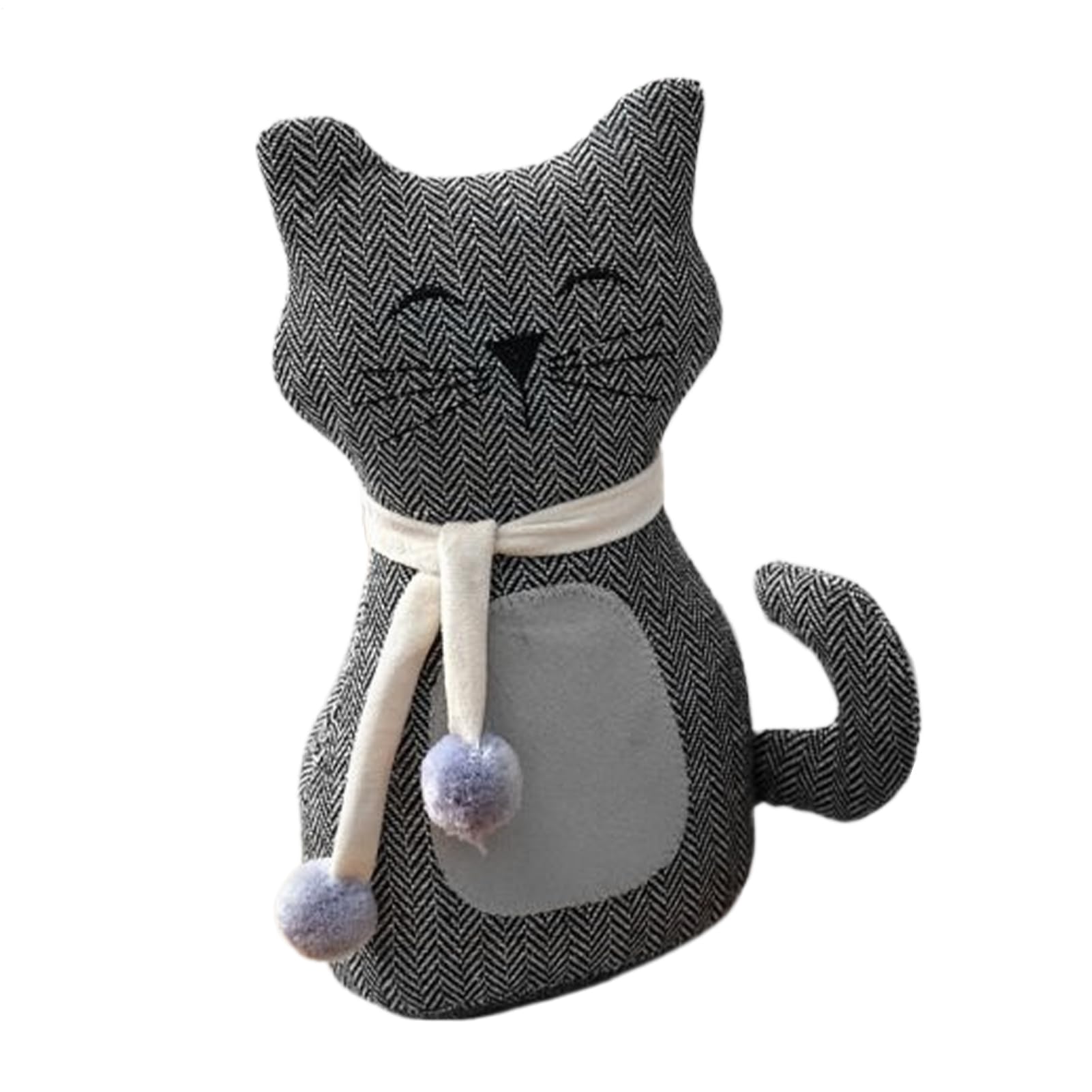 Butée de porte décorative chat et butoir de porte lourd pour appartement