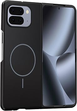 for Google Pixel 10 Pro Fold Magnetic Case, [Compatible with Magsafe] Full-Body Matte PC Bumper Scratch-Resistant Slim Thin Protective Case for Google Pixel 10 Pro Fold Black