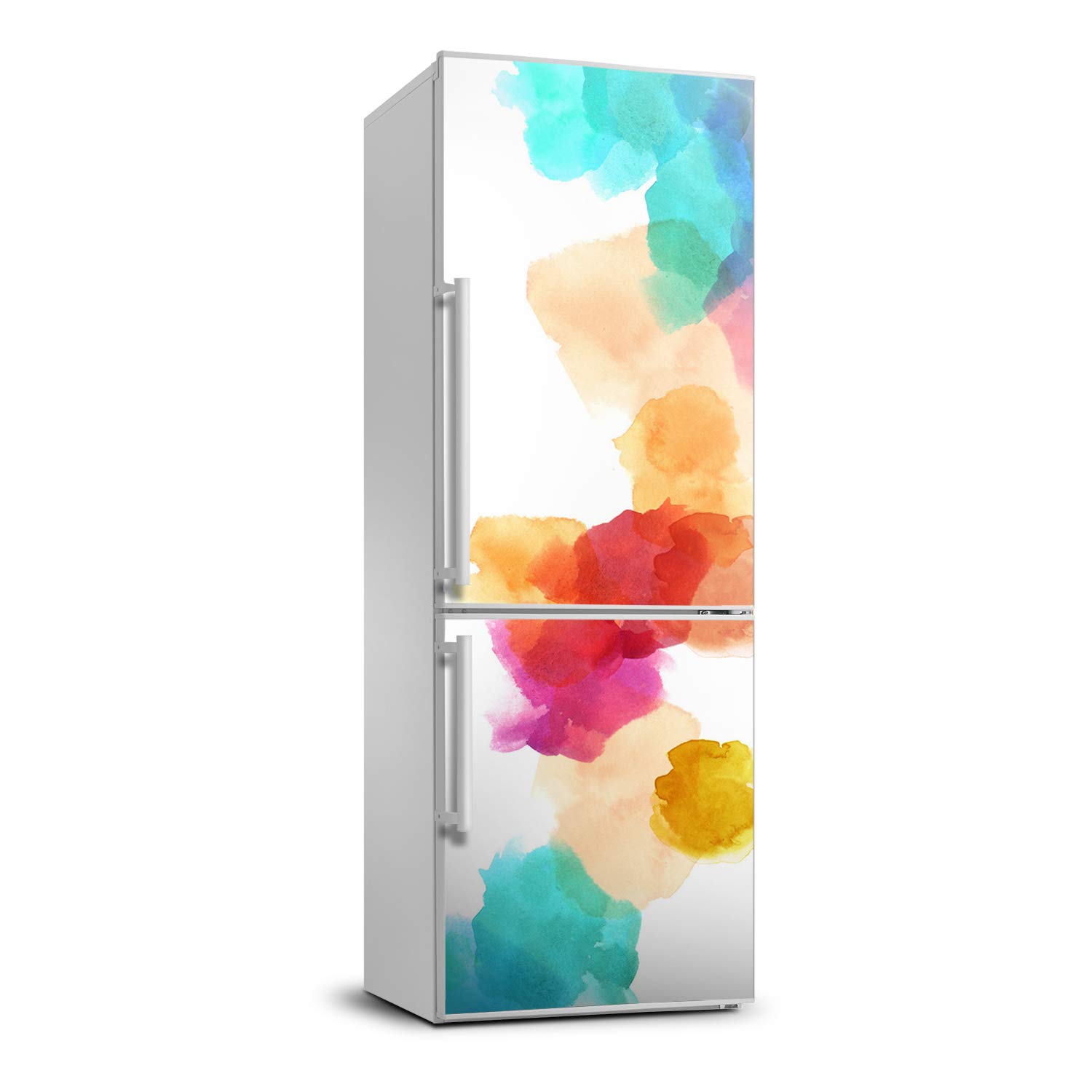 Autocollant frigo imperméable Tulup 70x190cm au motif artistique coloré