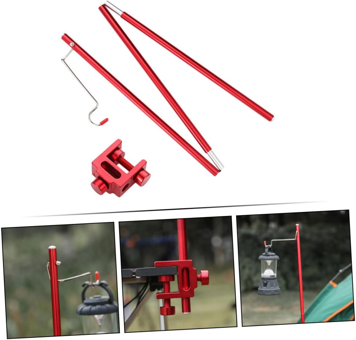 Portable Small Light Stand Camping Lights for Tents Telescopic Camping Lantern Lamps Foldable Brackets