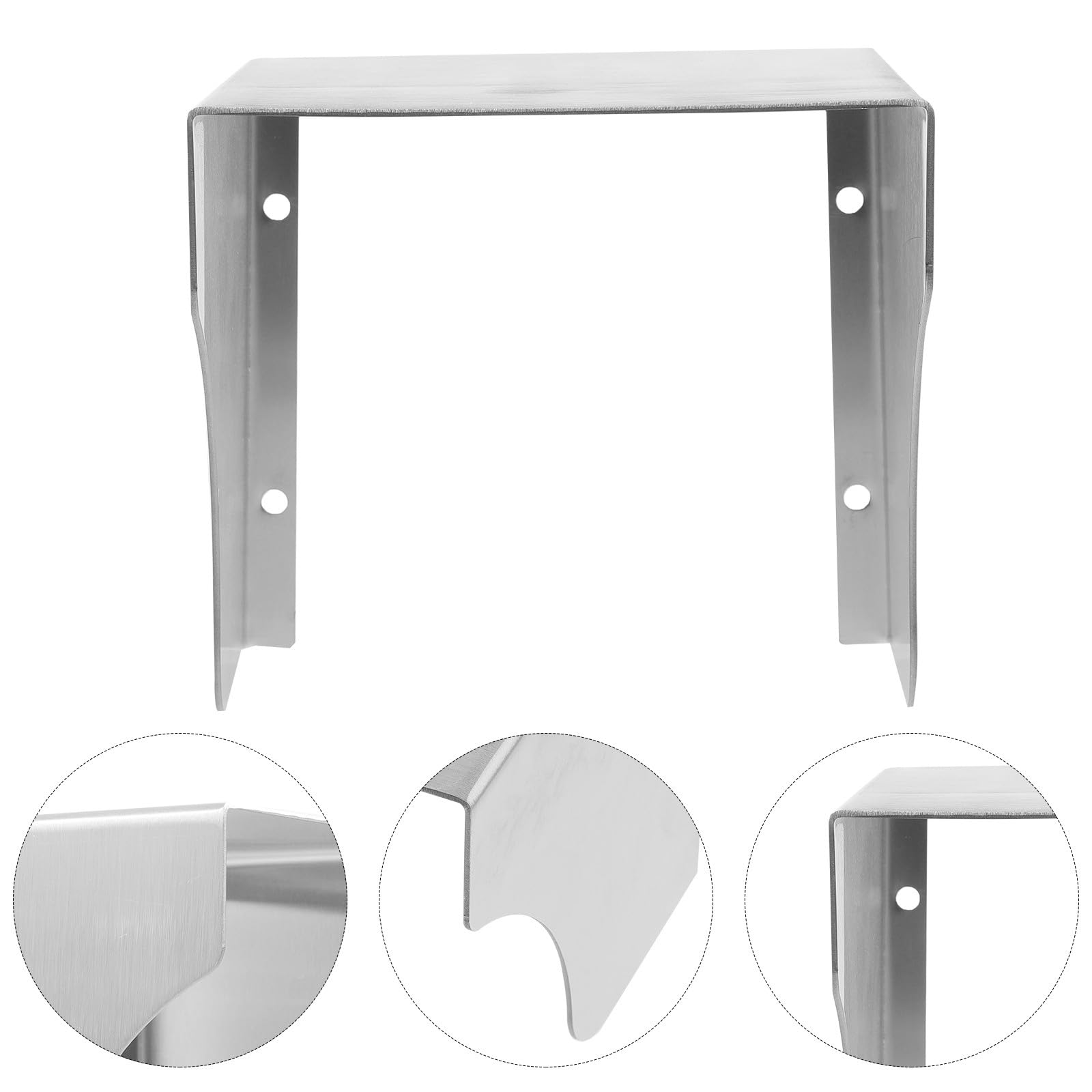 OSALADI 2 Piezas Cubierta Protectora para Enchufe Exterior de Acero Inoxidable Resistente al Agua y Salpicaduras Instalación Fácil para Timbres y Dispositivos Electrónicos