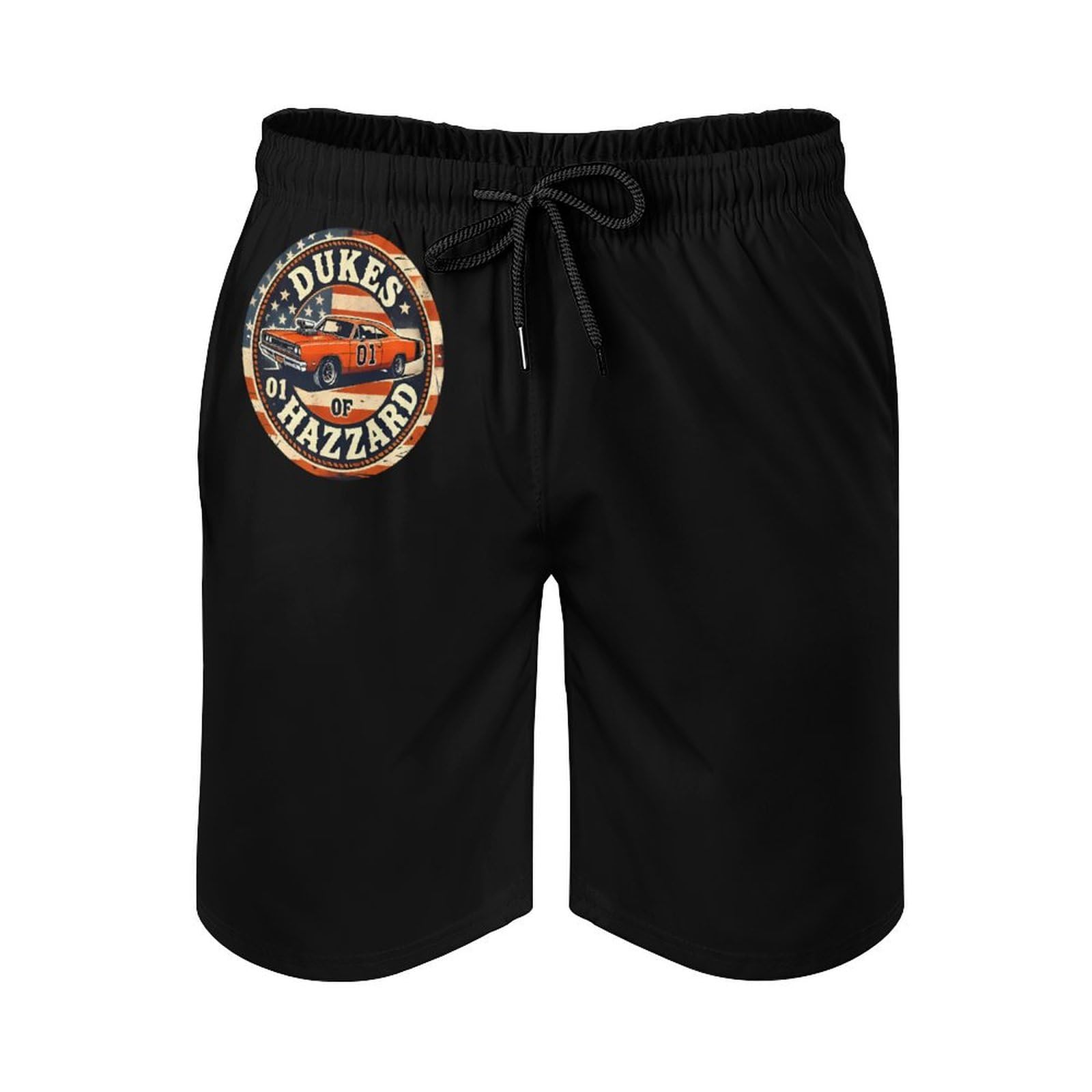 Young Dad Sports Swim Trunks for Hazzard Dukes Beach Pants,Swimming Beach Shorts Mesh Lining Bathing Suits for Outdoor