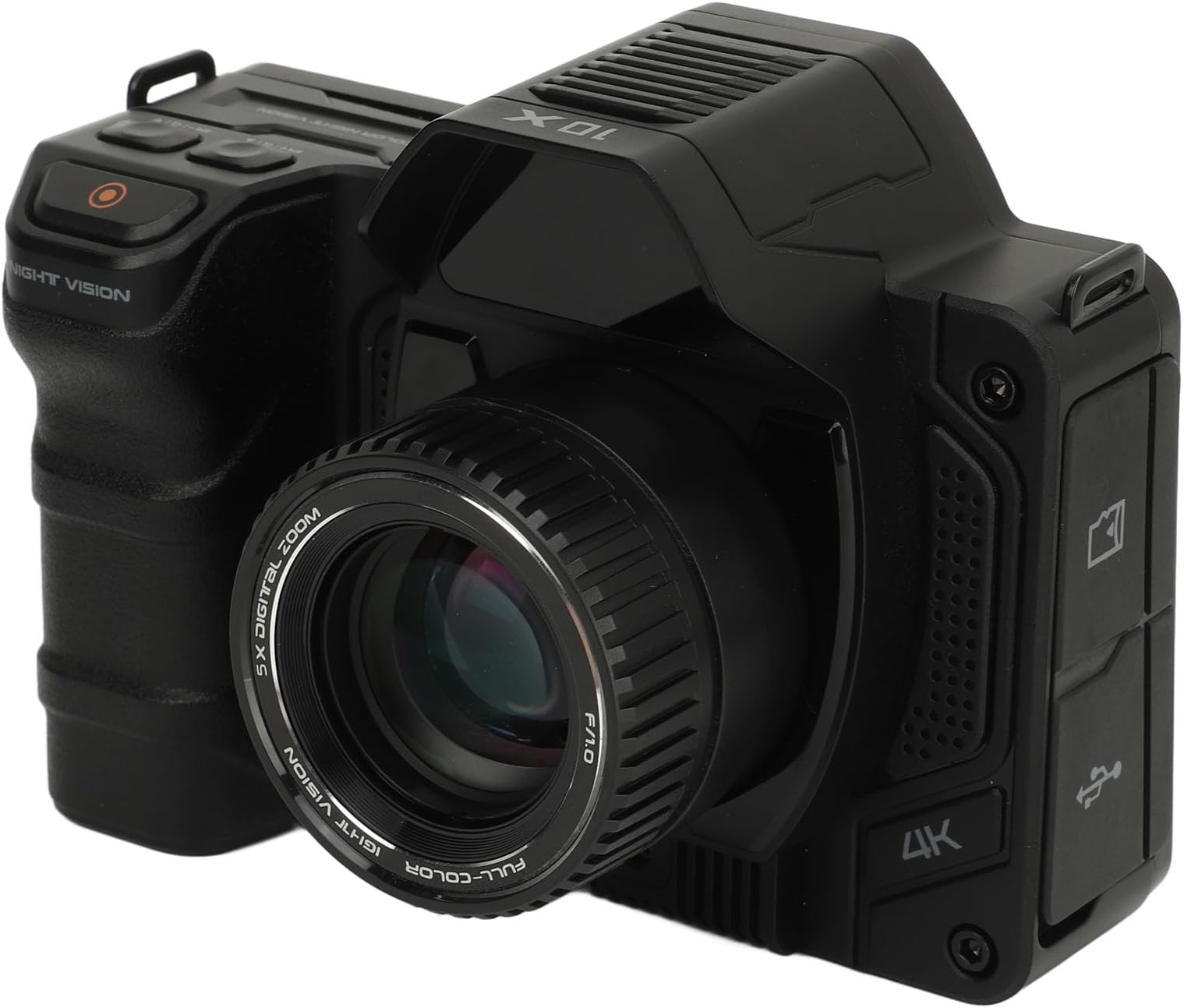 DSLR Camera, 4K Ultra HD 40MP 4.2in Screen Auto Focus Full Color Night Vision Digital Camera, 5G WiFi 2000mAh Portable Multifunctional Vlogging Camera with 40x Optical Zoom