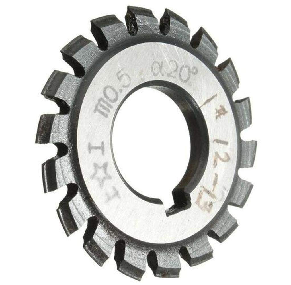 1PCS Module 0.5 PA20 Alésage 16mm # 1-8 HSS Involute Gear Fraise (#8)